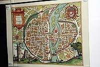 карта старого Парижа