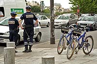 полиция на велосипедах