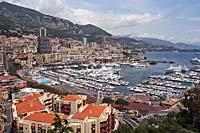 вид на порт Монако