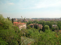 панорама Рима с холма Яникул