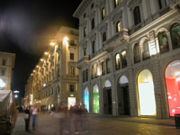 улица ночной Флоренции