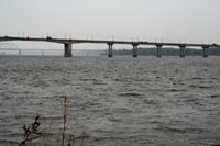 Вид на мост через Волгу. Ближайший - в Ярославле
