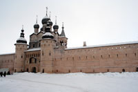 вид на Кремлевскую стену и Церковь Воскресения