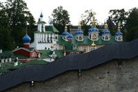 Вид со смотровой площадки на монастырь