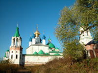 Вид на стены и Зачатьевский собор