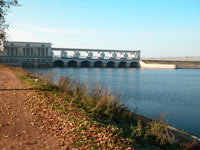 Волга, плотина ГЭС